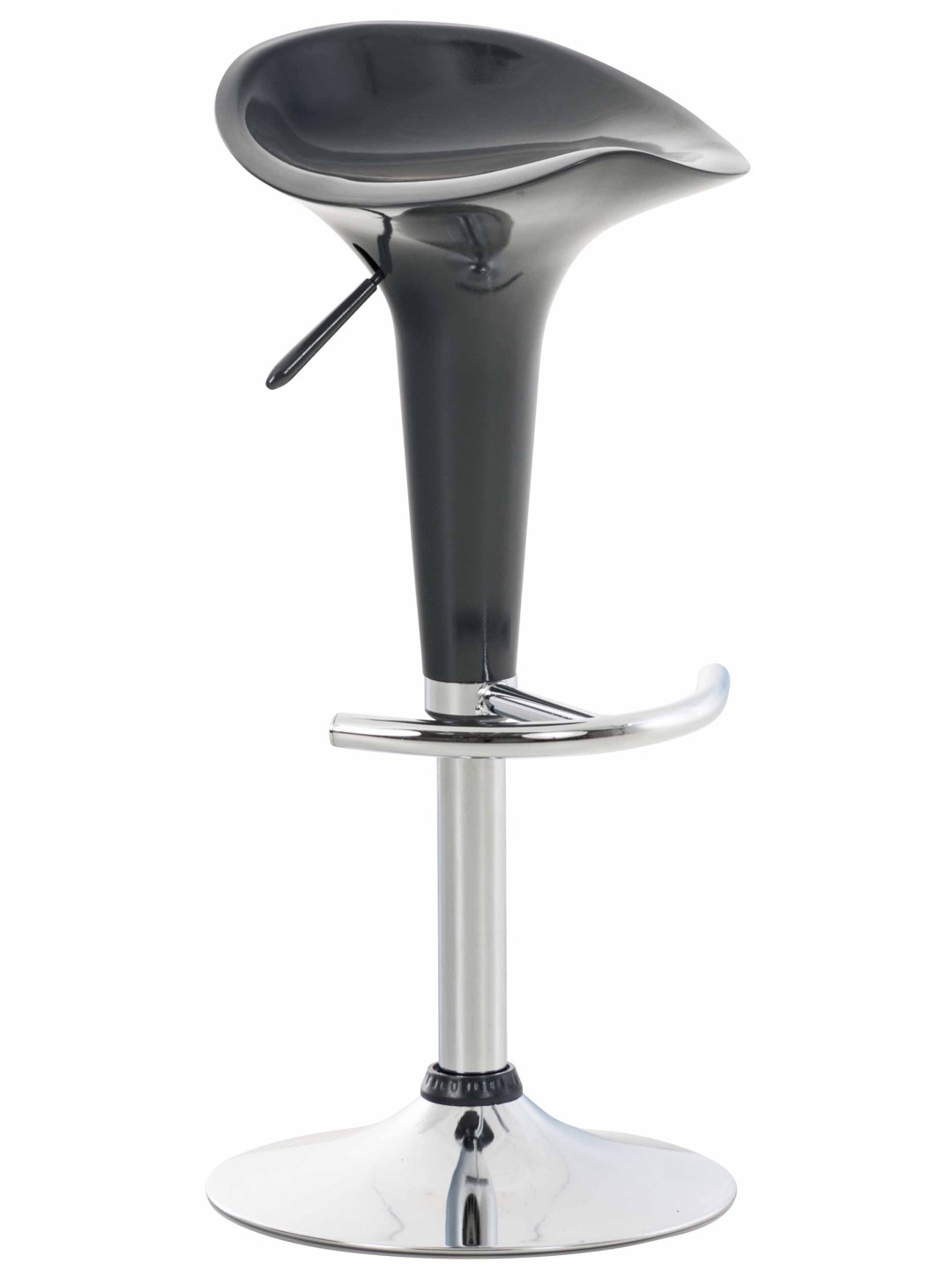 Taburete de bar Sillín, gris