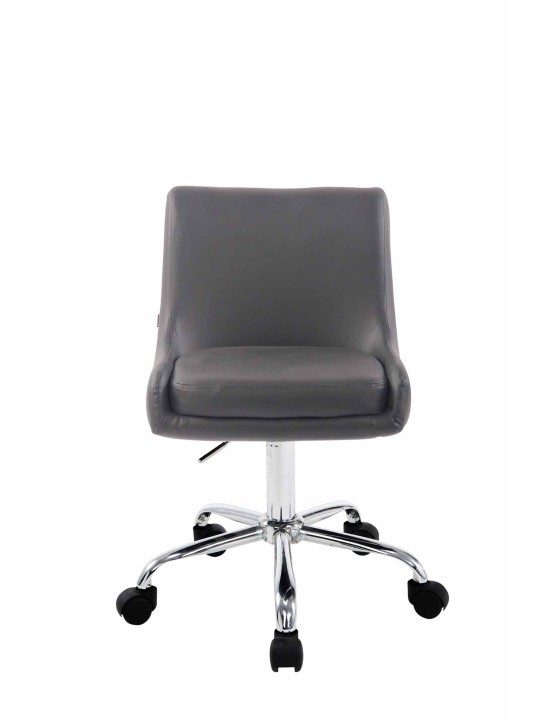 Taburete de trabajo Club cuero sintético, gris