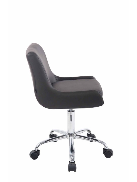 Taburete de trabajo Club cuero sintético, gris
