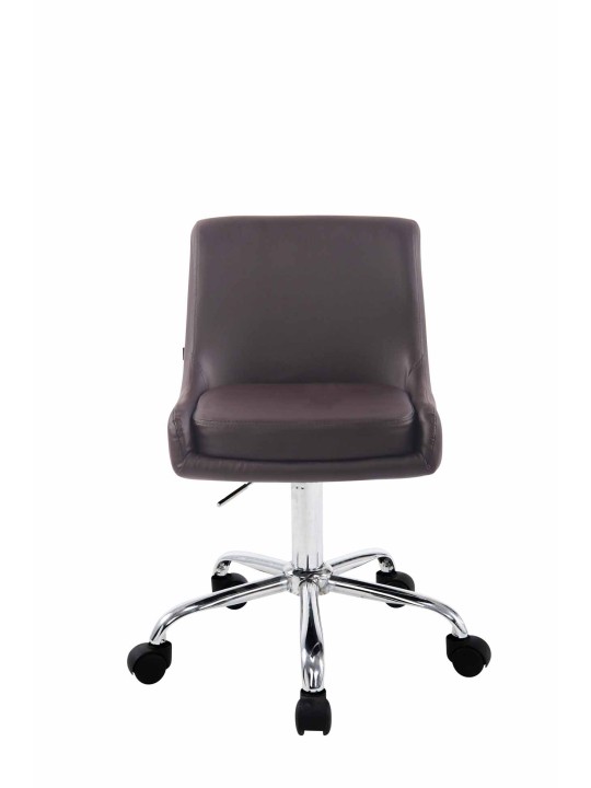 Taburete de trabajo Club cuero sintético, marrón
