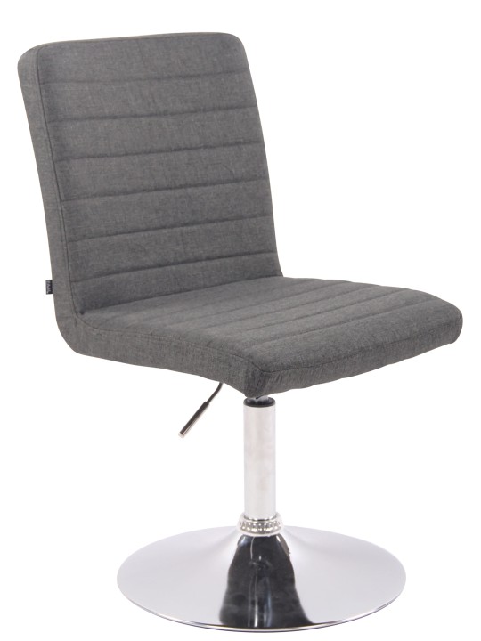 Silla Elvas tela, gris oscuro