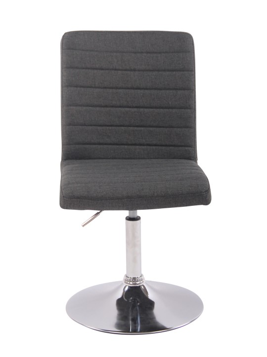 Silla Elvas tela, gris oscuro