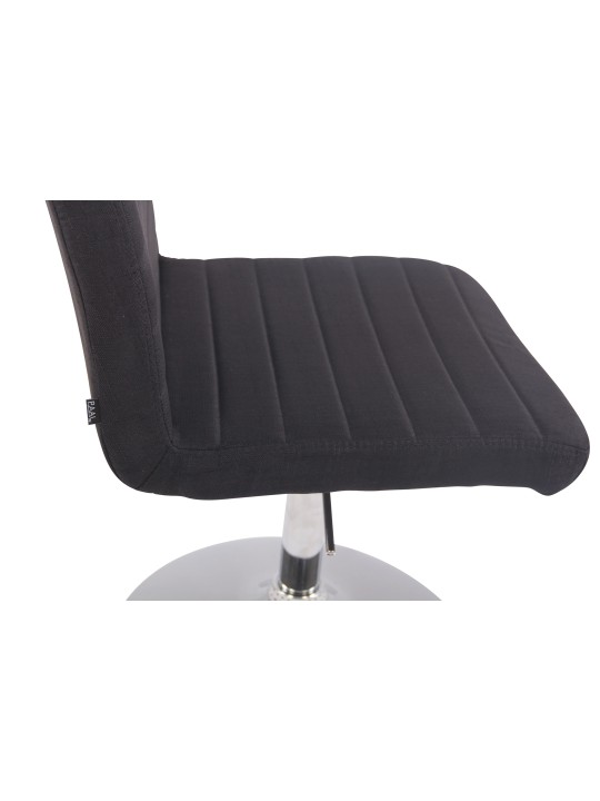 Silla Elvas tela, negro