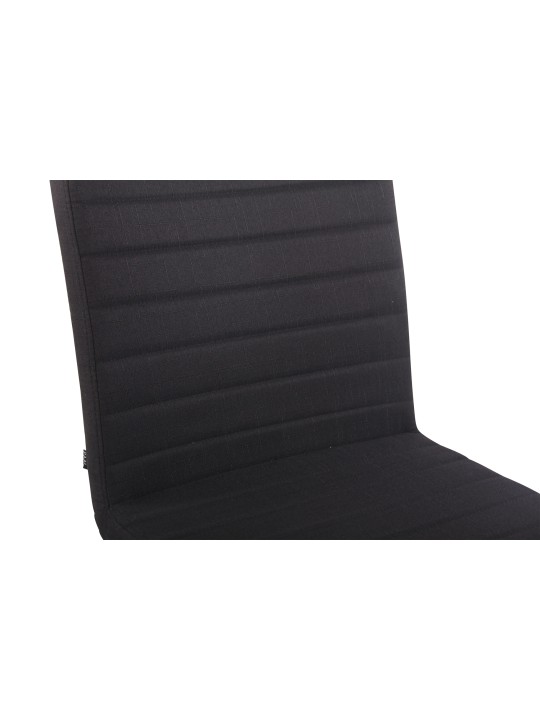 Silla Elvas tela, negro