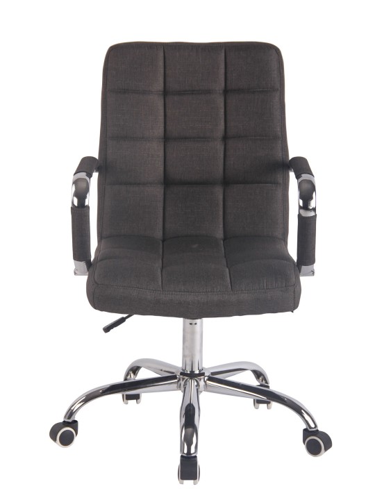 Silla de oficina Deli tela, gris oscuro Silla de oficina Deli tela, gris oscuro
