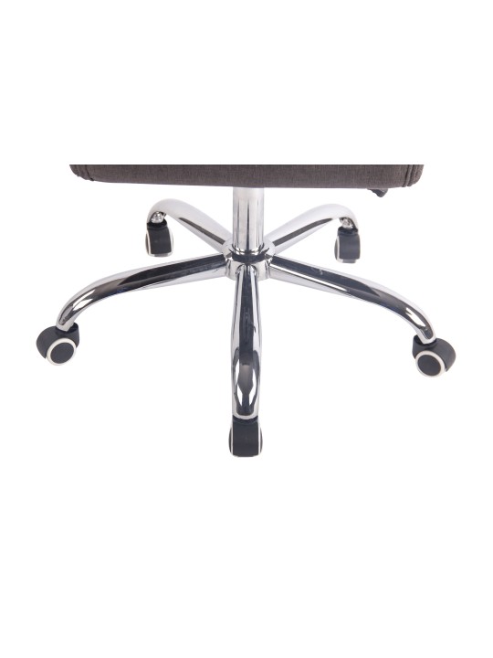 Silla de oficina Deli tela, gris oscuro Silla de oficina Deli tela, gris oscuro