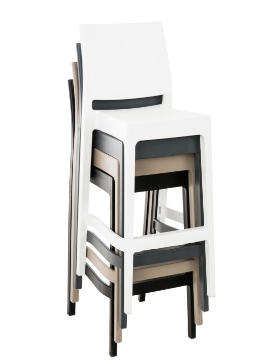 Taburete de bar Maya, negro Taburete de bar Maya, negro