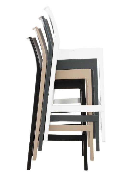 Taburete de bar Maya, negro Taburete de bar Maya, negro