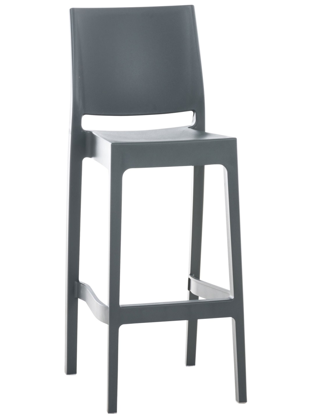 Taburete de bar Maya, gris oscuro