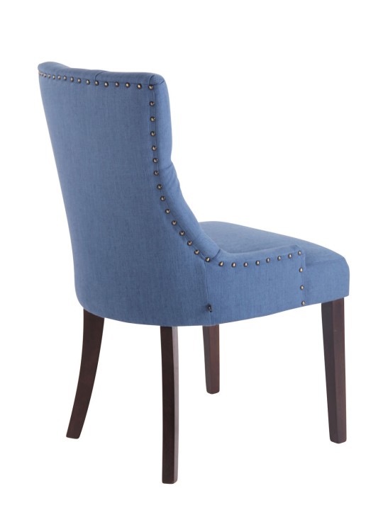 Silla de comedor Aberdeen tela antigua, azul Silla de comedor Aberdeen tela antigua, azul