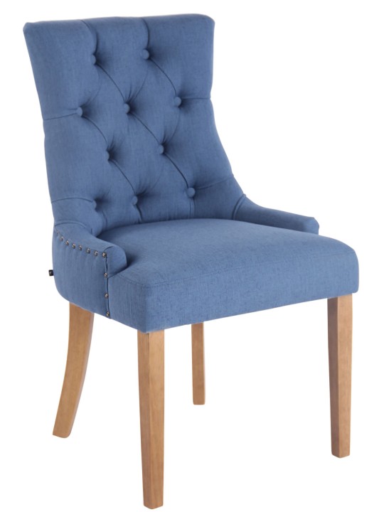 Silla de comedor Aberdeen tela antiguo-claro, azul Silla de comedor Aberdeen tela antiguo-claro, azul