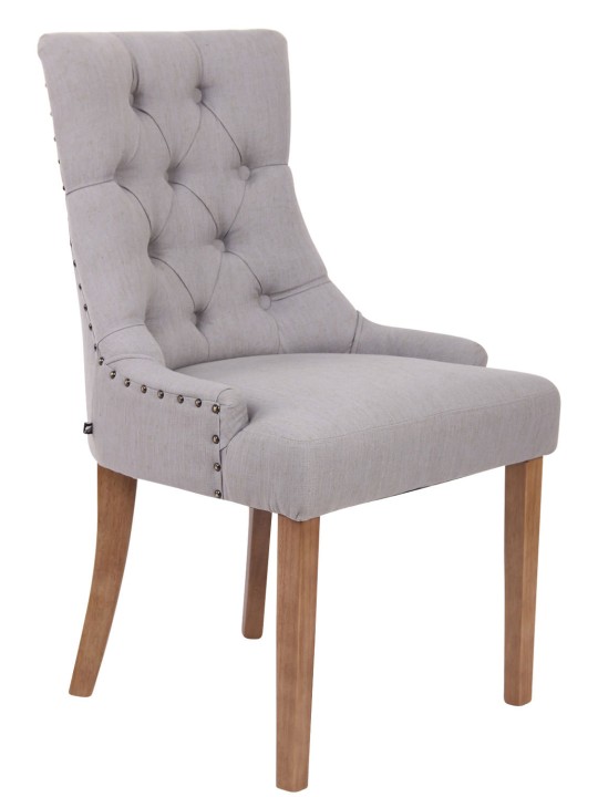 Silla de comedor Aberdeen tela antiguo-claro, gris Silla de comedor Aberdeen tela antiguo-claro, gris