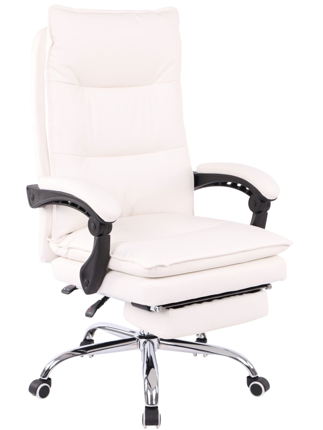 Silla de oficina Power polipiel, blanco