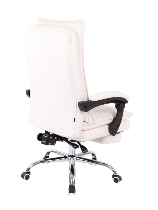 Silla de oficina Power polipiel, blanco