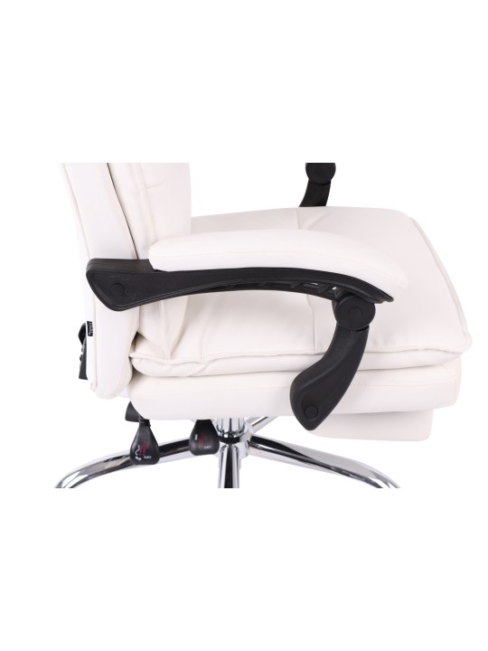 Silla de oficina Power polipiel, blanco