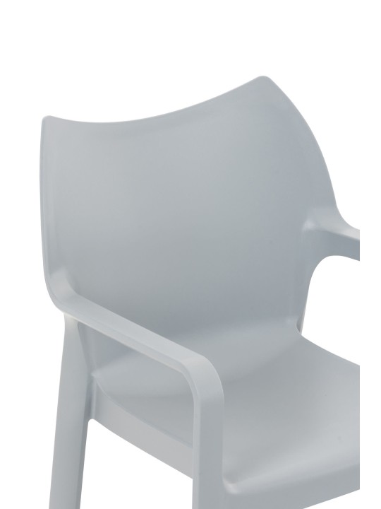Silla DIVA, gris claro
