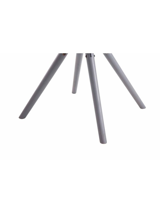 Silla de visita tela Toulouse redonda gris, gris oscuro Silla de visita tela Toulouse redonda gris, gris oscuro