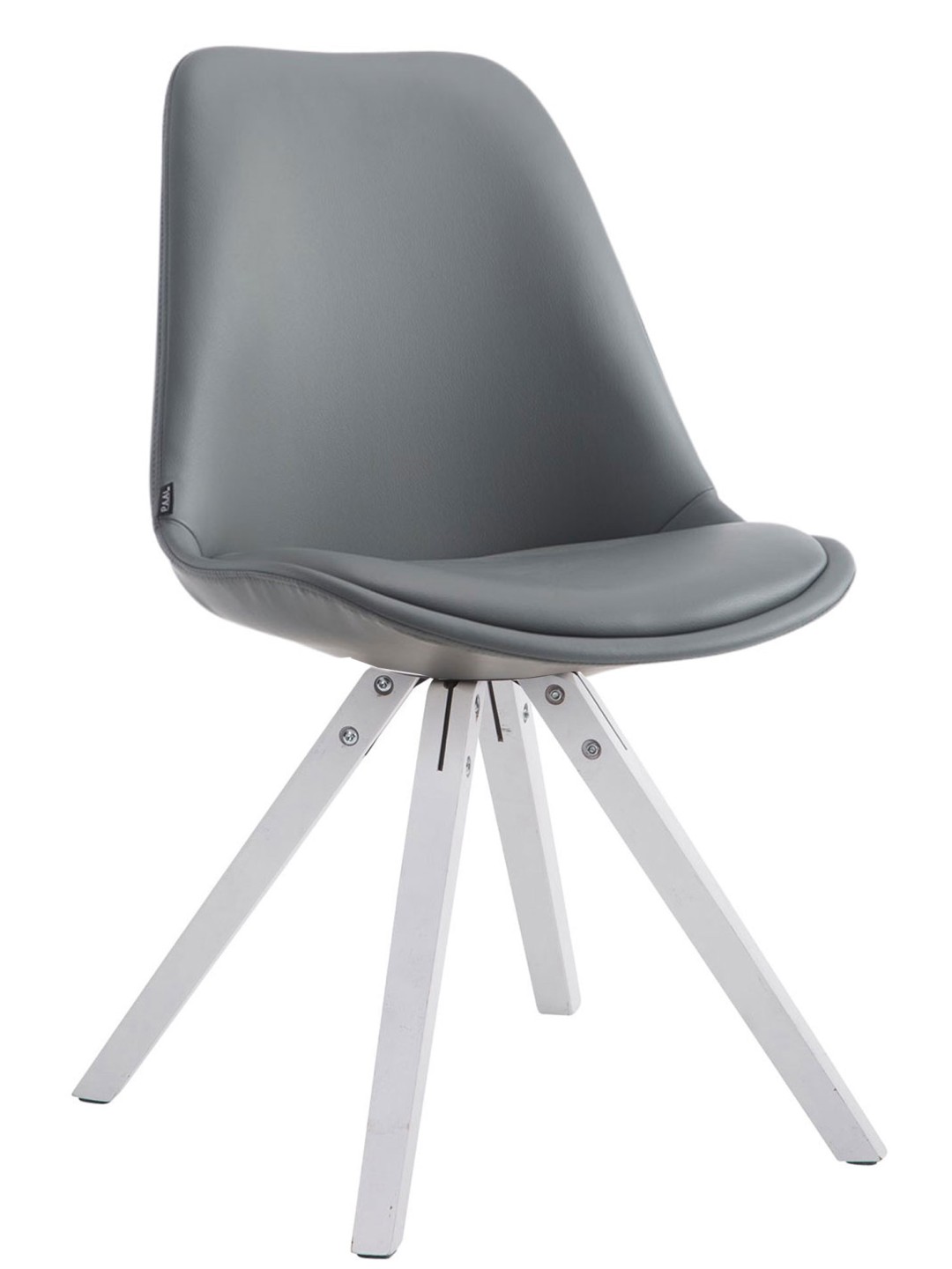 Silla de visita Laval Square, gris