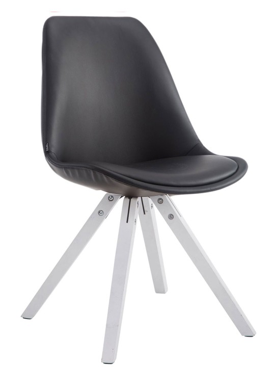 Silla de visita Laval Square, negro