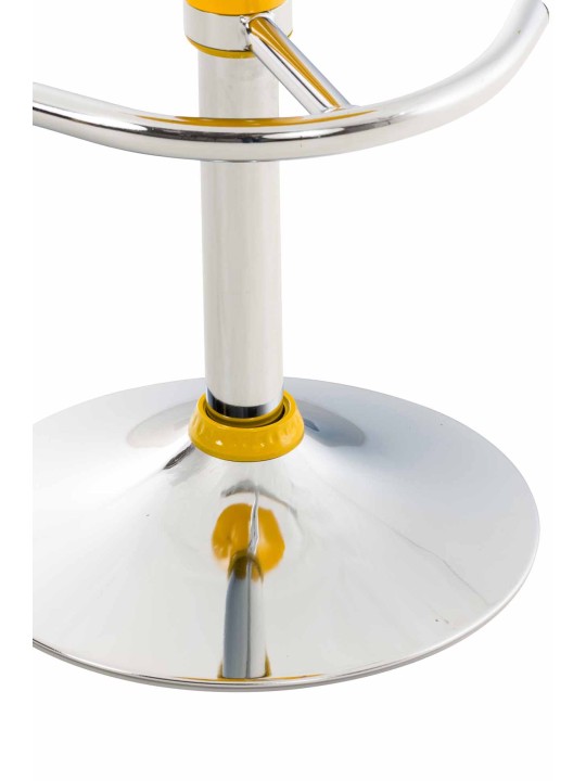 Juego de 2 taburetes de bar Saddle, amarillo