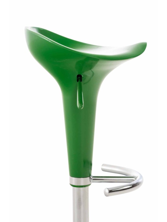 Juego de 2 taburetes de bar Saddle, verde