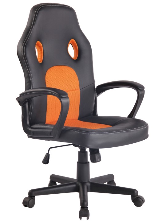 Silla de oficina Elbing, negro/naranja Silla de oficina Elbing, negro/naranja