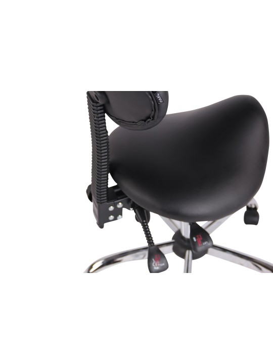 Taburete de trabajo Stuttgart, negro