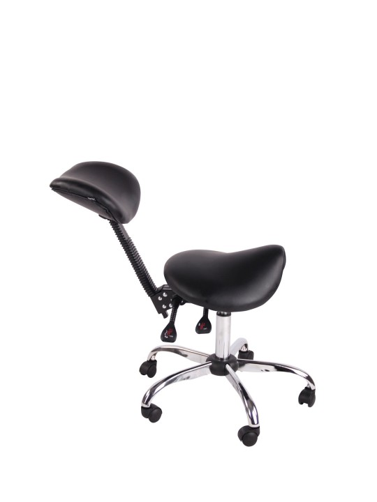 Taburete de trabajo Stuttgart, negro