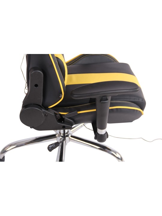 Silla de oficina Limit XM polipiel, negro/amarillo