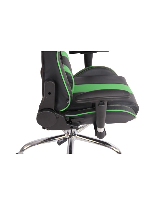 Silla de oficina Limit XM polipiel, negro/verde