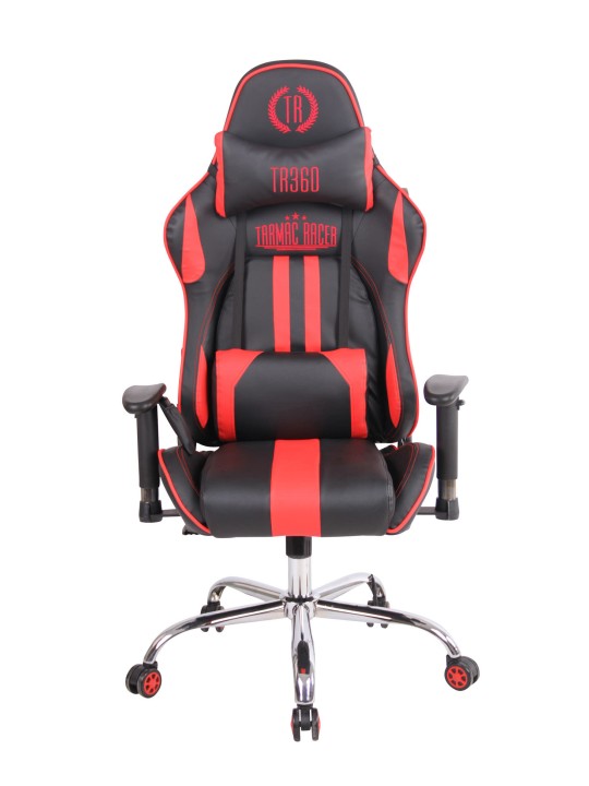 Silla de oficina Limit XM polipiel, negro/rojo