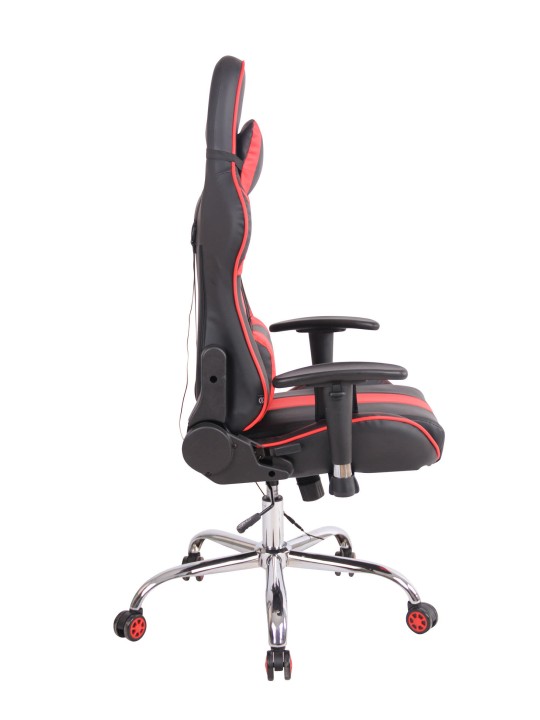 Silla de oficina Limit XM polipiel, negro/rojo