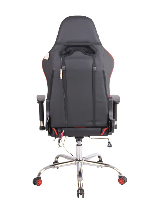 Silla de oficina Limit XM polipiel, negro/rojo