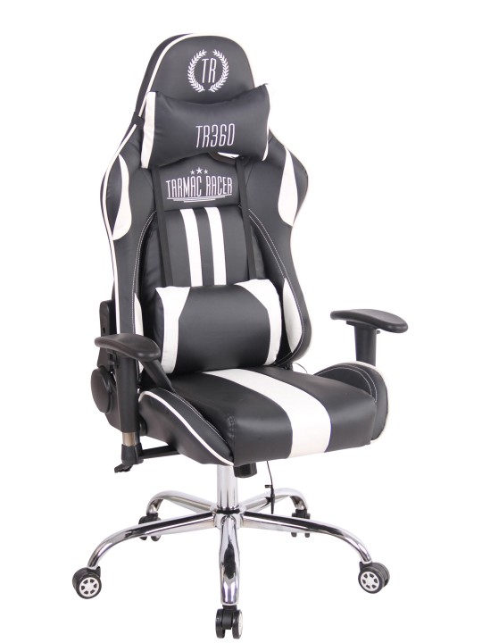 Silla de oficina Limit XM polipiel, negro/blanco