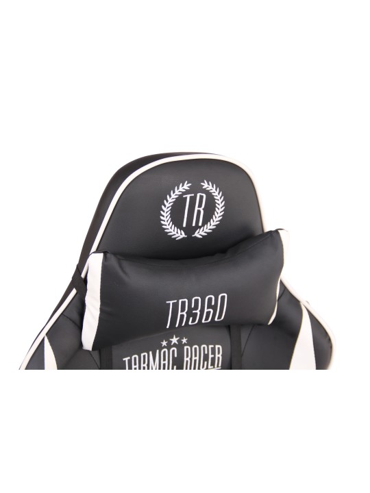 Silla de oficina Limit XM polipiel, negro/blanco