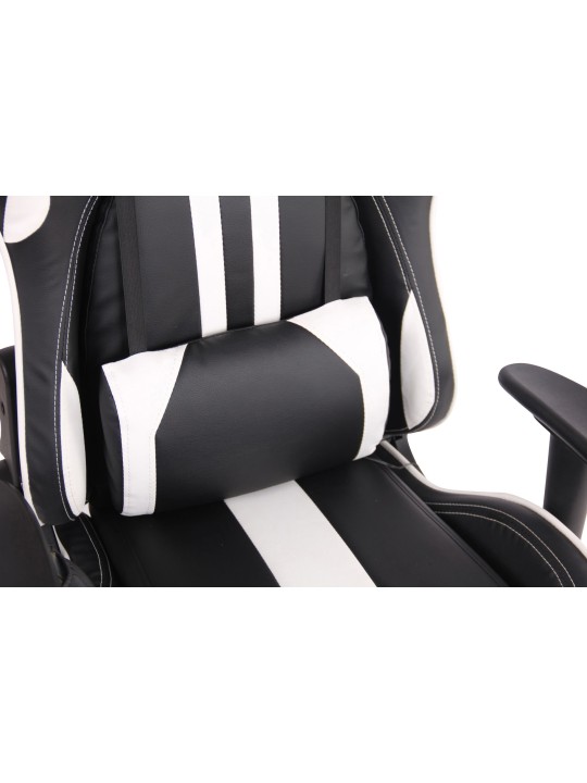 Silla de oficina Limit XM polipiel, negro/blanco