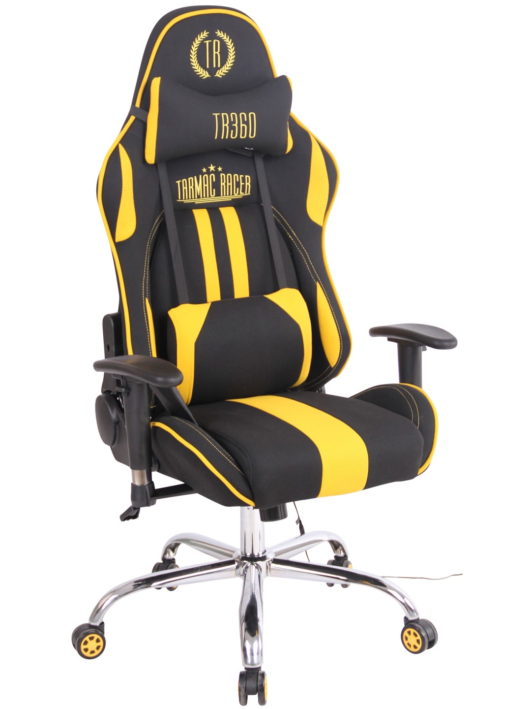 Silla de oficina Limit XM tela, negro/amarillo