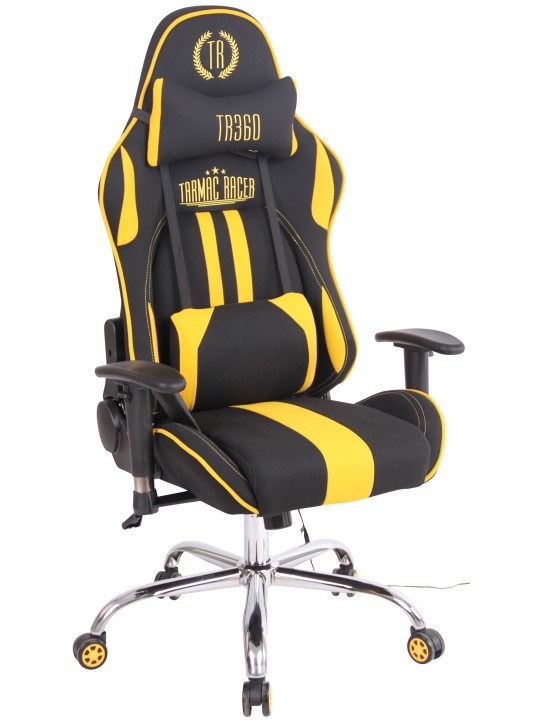 Silla de oficina Limit XM tela, negro/amarillo