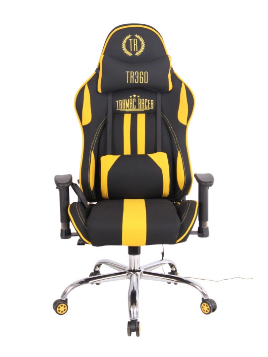 Silla de oficina Limit XM tela, negro/amarillo