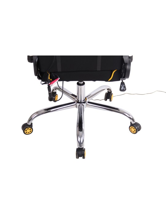 Silla de oficina Limit XM tela, negro/amarillo