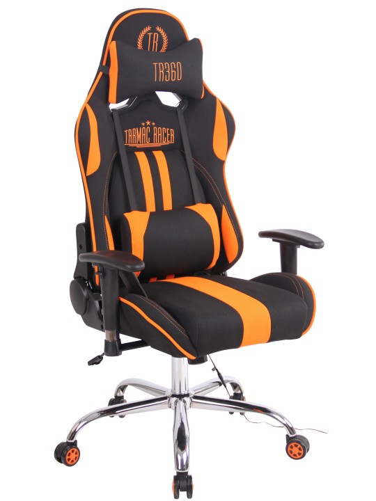 Silla de oficina Limit XM tela, negro/naranja