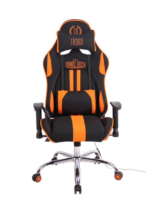 Silla de oficina Limit XM tela, negro/naranja
