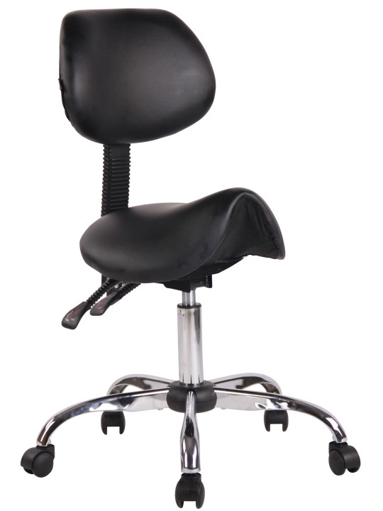 Taburete de trabajo Stuttgart, negro