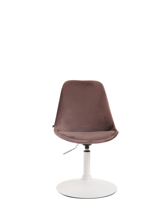 Silla de comedor Maverick de terciopelo, marrón