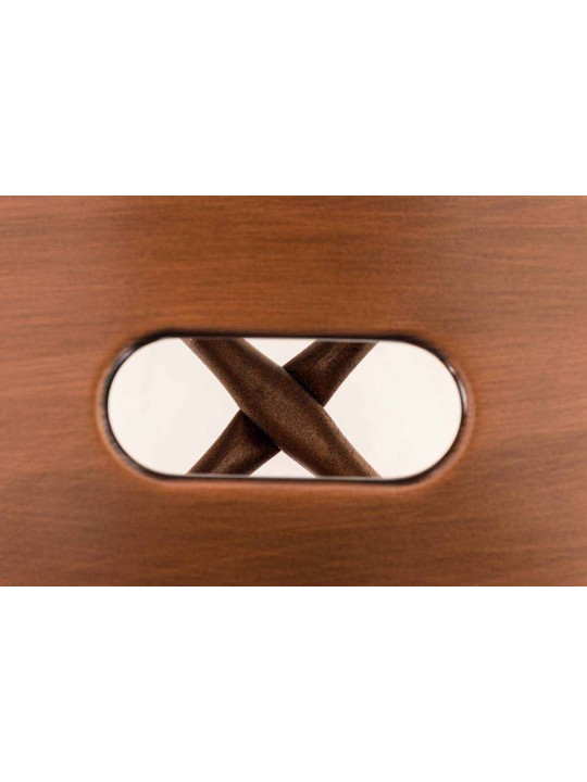 Juego de 4 taburetes de bar Aiden, cobre