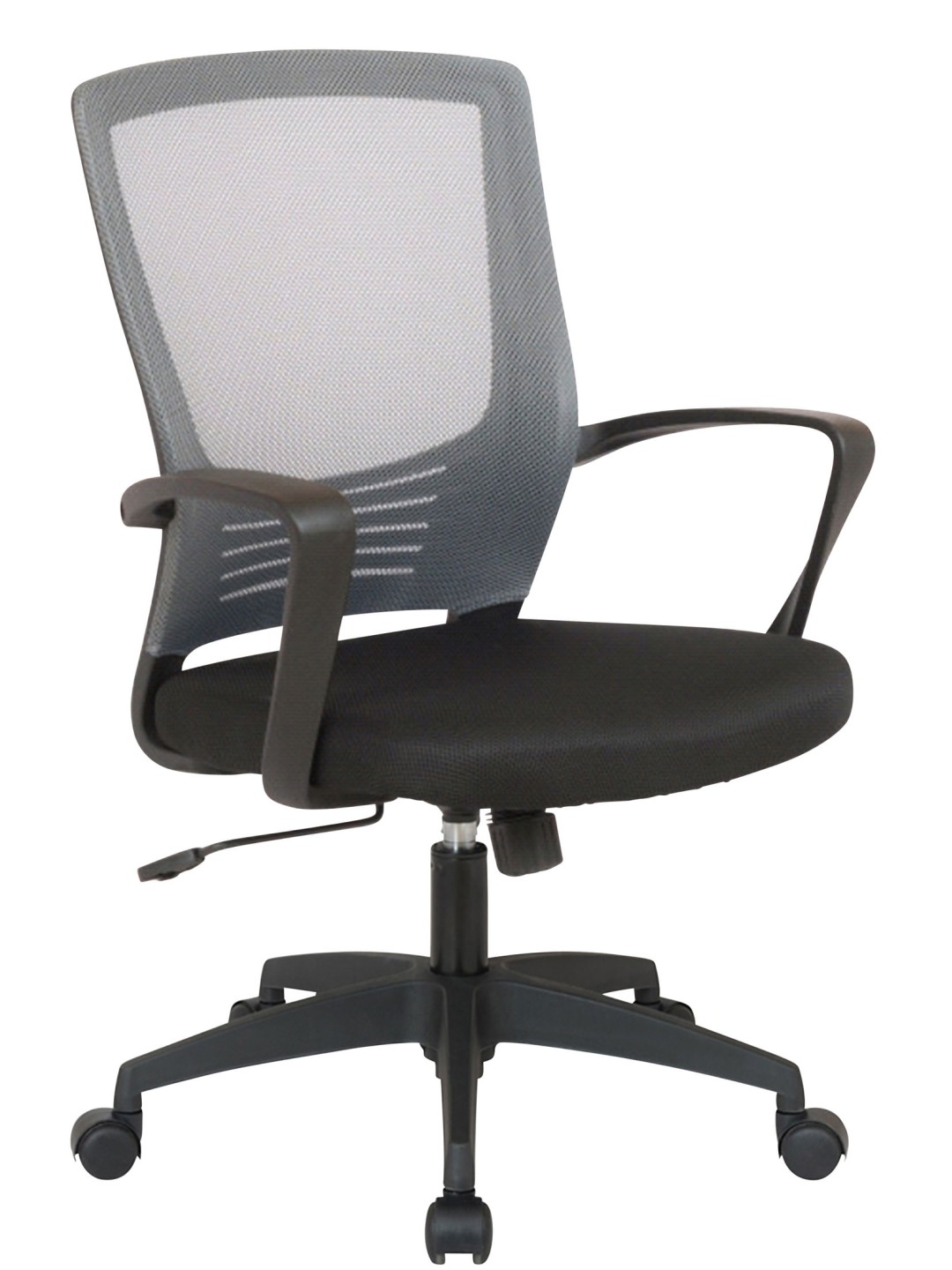 Silla de oficina Kampen, negro/gris