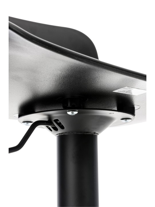 Juego de 2 taburetes de bar Almada, negro