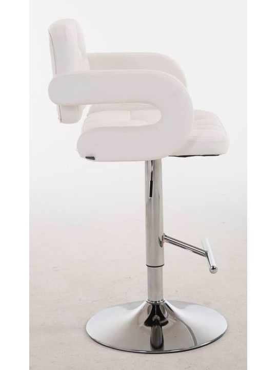 Juego de 2 taburetes de bar Dublin C, blanco Juego de 2 taburetes de bar Dublin C, blanco