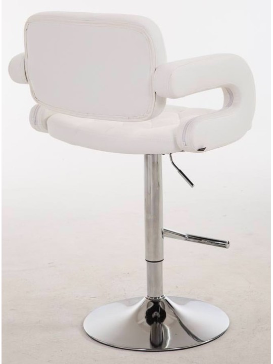 Juego de 2 taburetes de bar Dublin C, blanco Juego de 2 taburetes de bar Dublin C, blanco