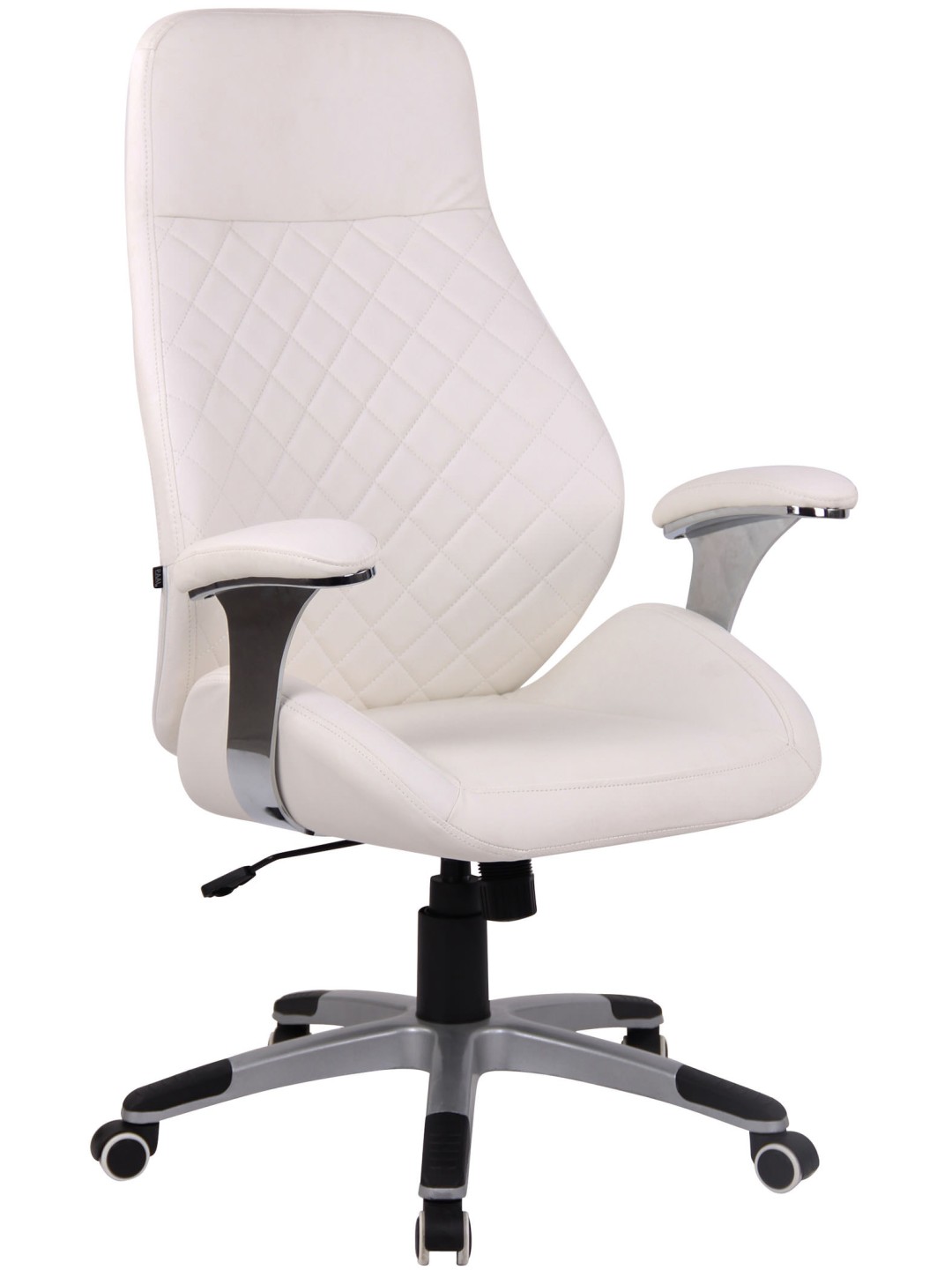 Silla de oficina Layton polipiel, blanco